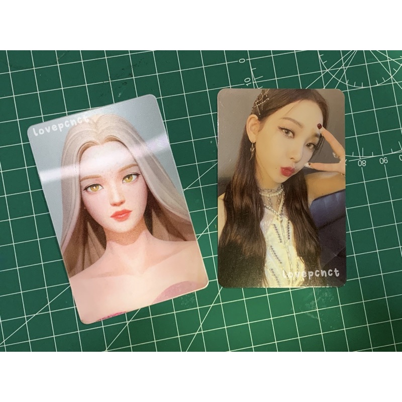 photocard pc karina synk dive lenti synk dive winter aespa album savage