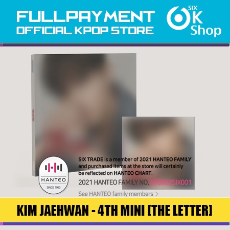 Kim Jaehwan - 4th Mini Album THE LETTER (CD / KiT)