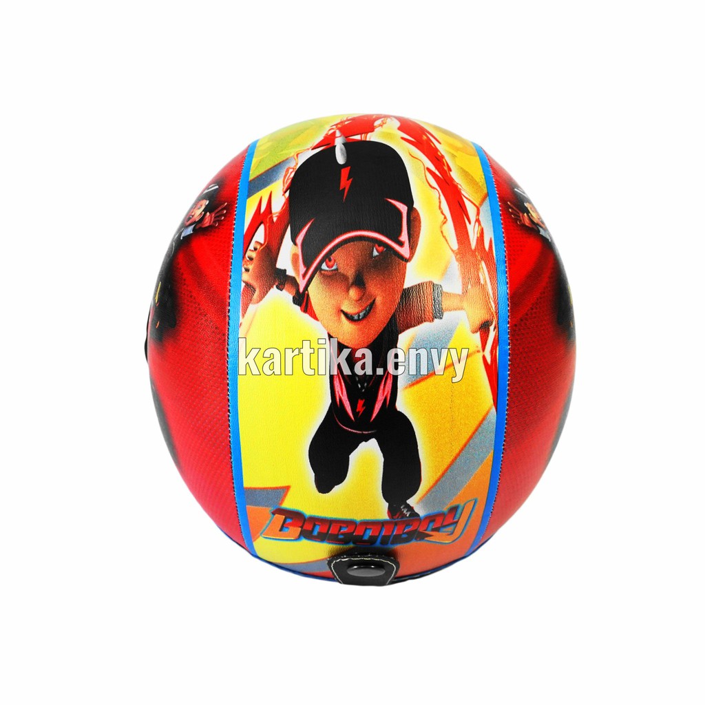 Helm Anak Laki Model Bogo Karakter Boboiboy