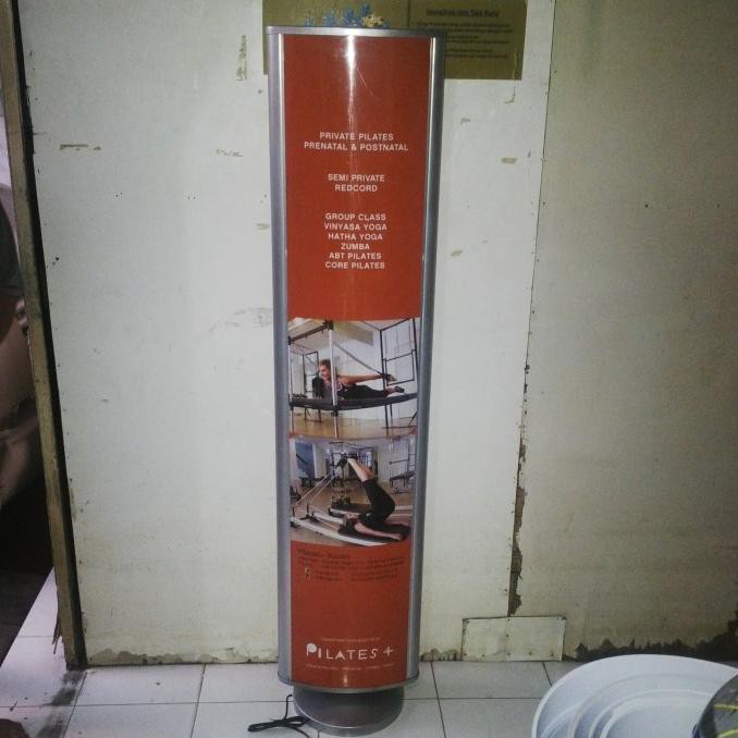 

BARANG BARU Rotary Lightbox Two Side Plus Printing
