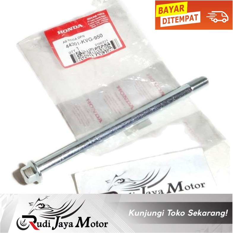 AS RODA DEPAN BEAT LAMA FI SCOOPY VARIO 125 SPACY 44301-KVG-950 ORI AHM