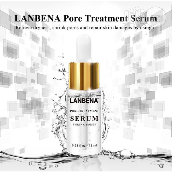 COD/BAYAR DITEMPAT -/ Lanbena Pore Treatment Serum Shrink Pores / Serum Pengencang Melembabkan Memperbaiki Halus Perawatan Kulit Wajah - 15mL