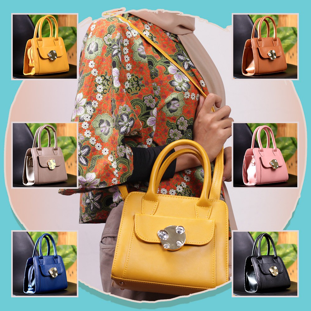 ol05 tas selempang Mini Sling Bag Fungsional jinjing dan selempang