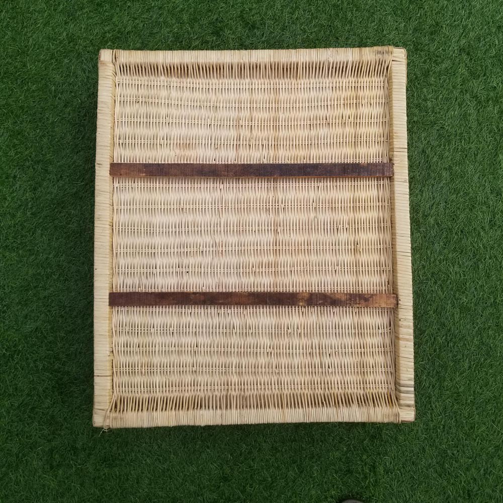 Kerajinan Tangan Rotan - Keranjang Kotak Besar Tutup L - 60x50x15cm