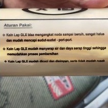 Kanebo Ukuran Sedang ( Lap Serat Sintetis )