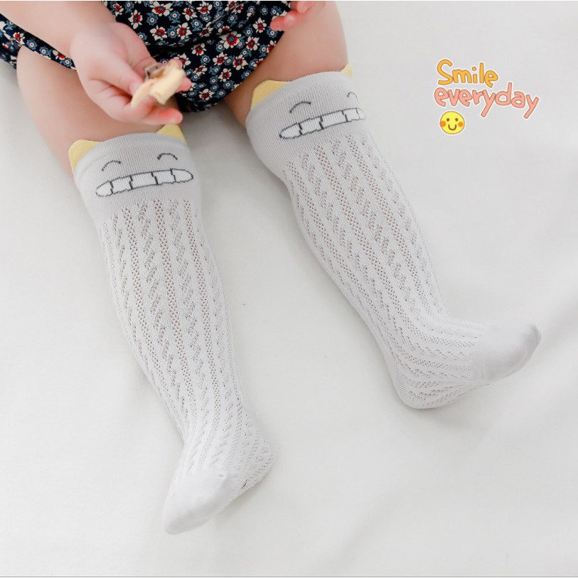 Kaos kaki panjang bayi dan anak import breathable motif cute