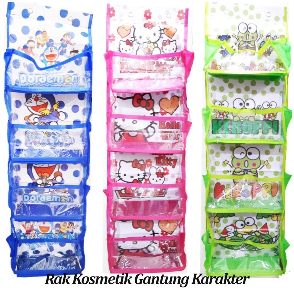 Rak Kosmetik Gantung Motif Karakter