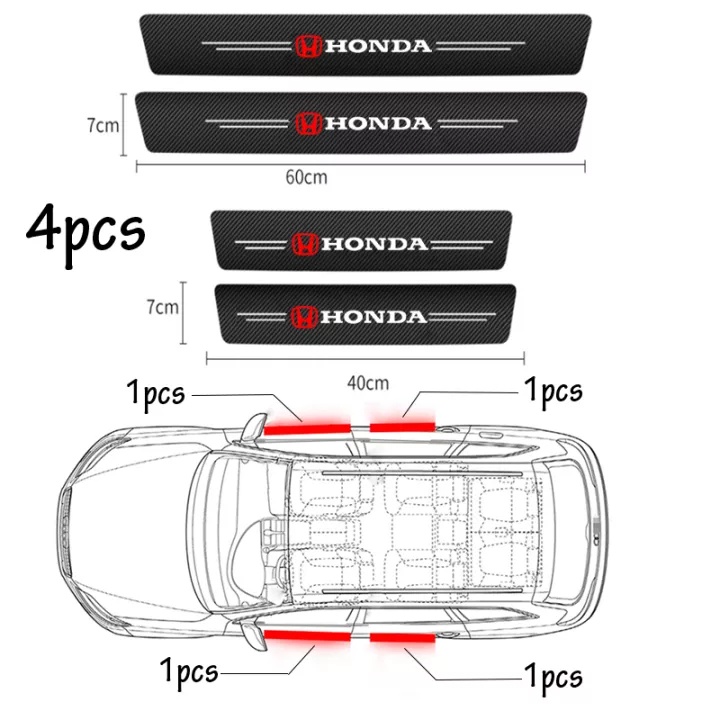 Pelindung Pinjakan Kaki Pintu Mobil / Pelindung Sill Plate Mobil / Car Door Sill Strip Sill plate sillplate Samping Mobil Universal Toyota