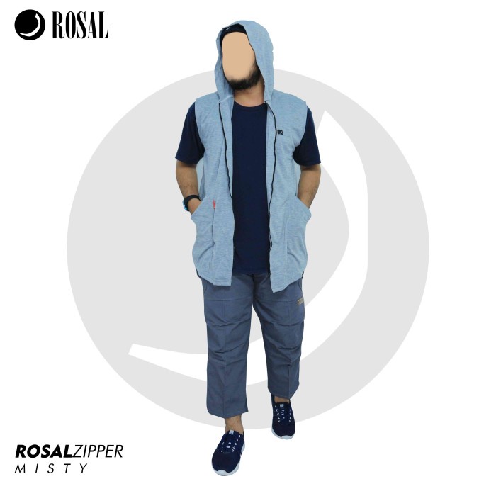 Sholat-Rompi- Rosal Hoodie Rompi Sholat Hoodie Rosal Jakarti - Hijau, M -Rompi-Sholat.