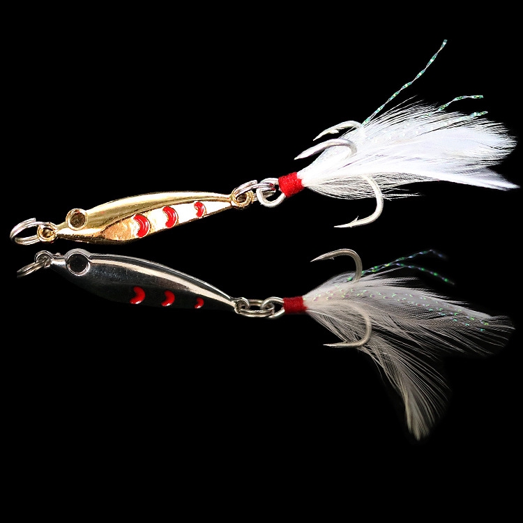 Shengyao 1Pcs Metal Jig Spoon Umpan Pancing 2.5g 4.5g Swimbait Fishing Lure Ikan Bass Wobbler Kail Sinking Jigging Tackle