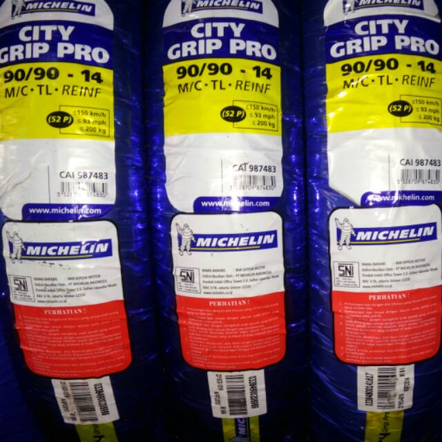 Ban Michelin Tubeless 90/90/14