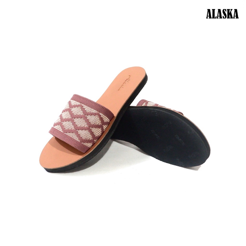 Sendal Flat Wanita Selop Import Teplek Kekinian Terbaru