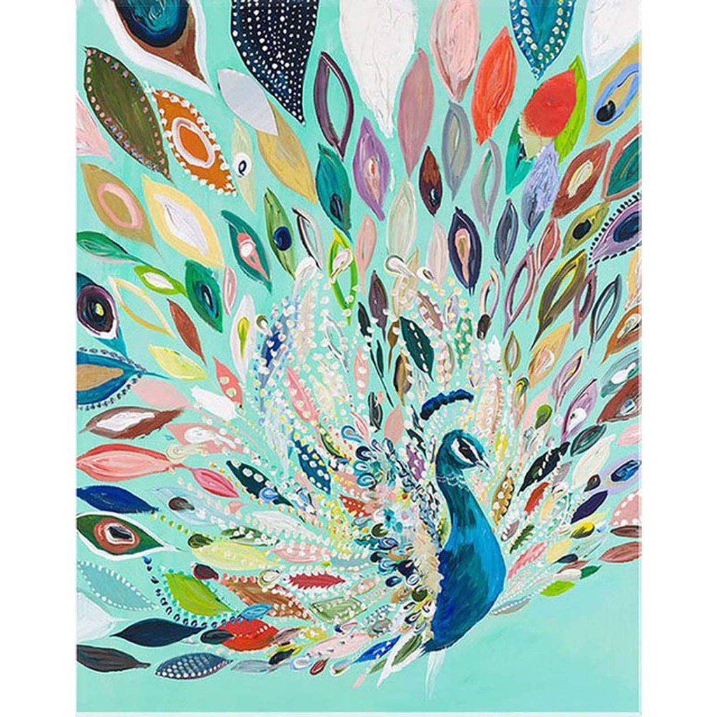 Jual Diamond Painting Full Peacock Art 45x60 Indonesia Shopee Indonesia