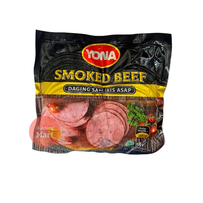 

Daging Asap - Yona Smoked Beef Daging Sapi Asap 500Gram Daging Asap