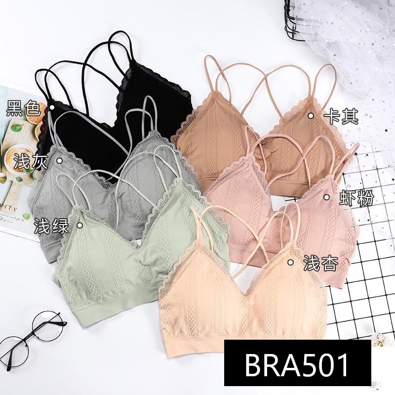 DODORY BRA501 Pakaian Dalam Wanita Bra Tanpa Kawat Sport Bra Gym Push Up Bra Wanita Bra Olahraga