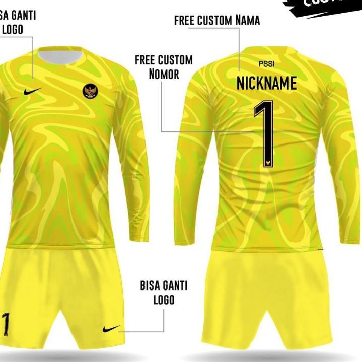Paling Diminati baju kaos kiper timnas stelan Jersey kiper timnas kaos sepak bola dewasa