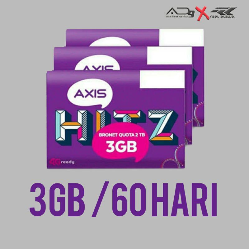 Kartu Perdana AXIS 3GB