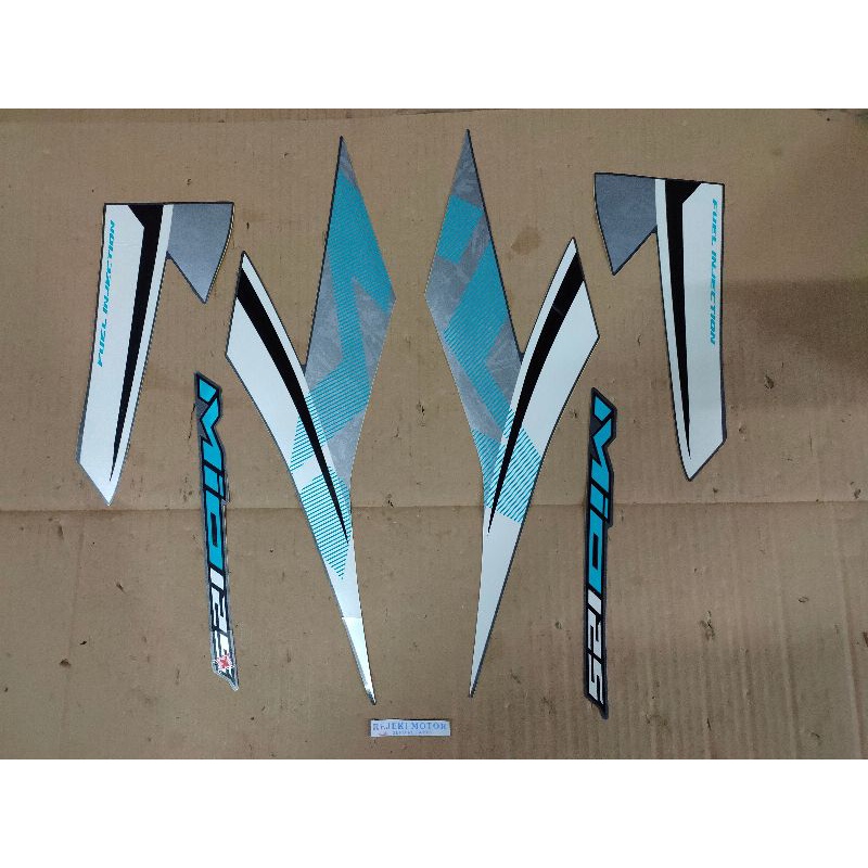 STRIPING MIO 125 (2018) HITAM