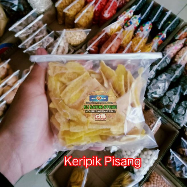 

snack cemilan keripik pisang harga per 1 pcs