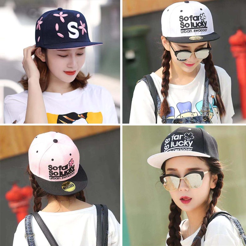 Topi Snapback Baseball Motif Bordir Tulisan untuk Pria / Wanita - Snapback Motif Bordir Unisex