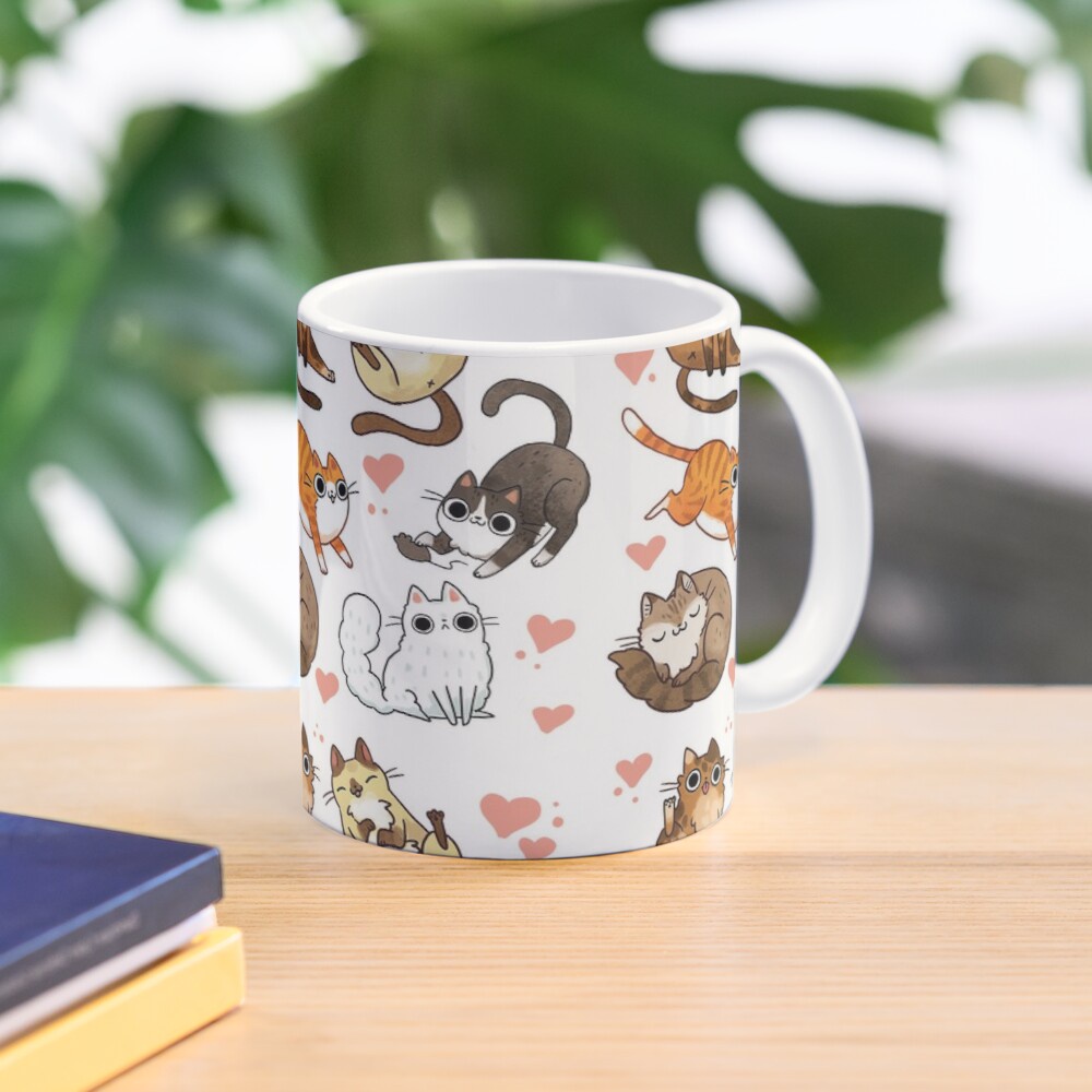 Mug Gelas Derpy Cute Cats & Kittens