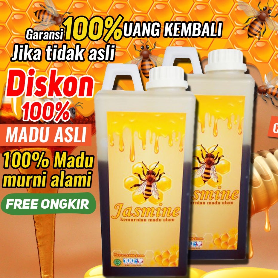 

Madu Jasmine Hutan Murni Asli Multiflora Sumbawa 100% Alami Pure Honey Nusantara Original 1kg madu