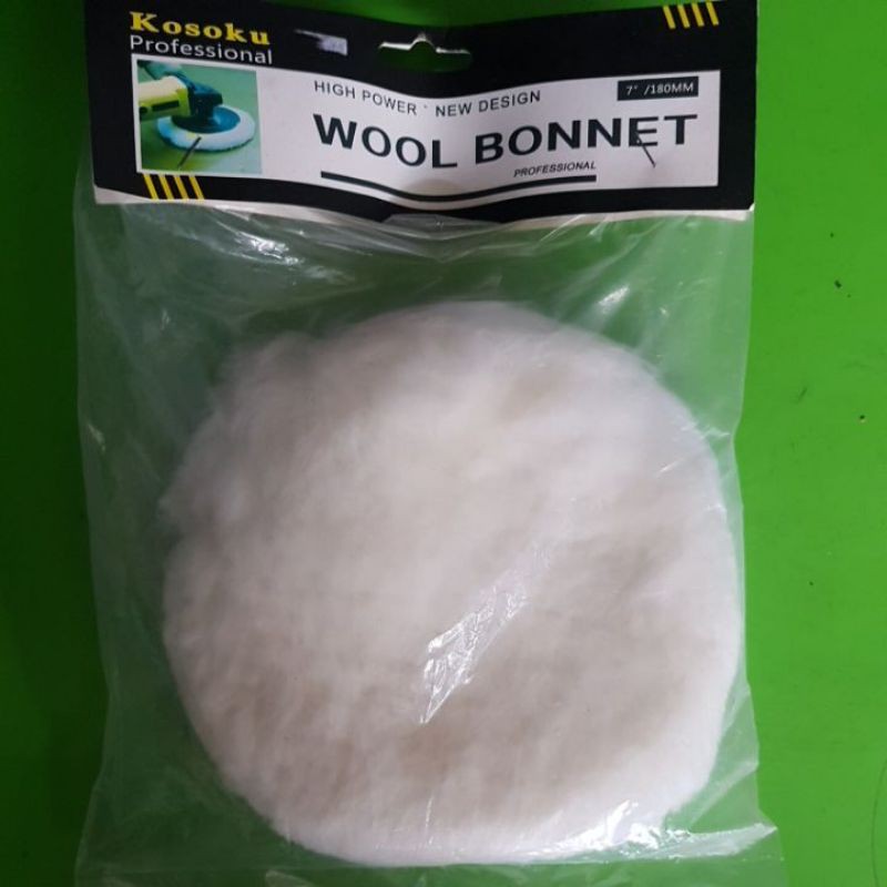 Wool polisher 7" poles mobil / Wool bonnet Kosoku