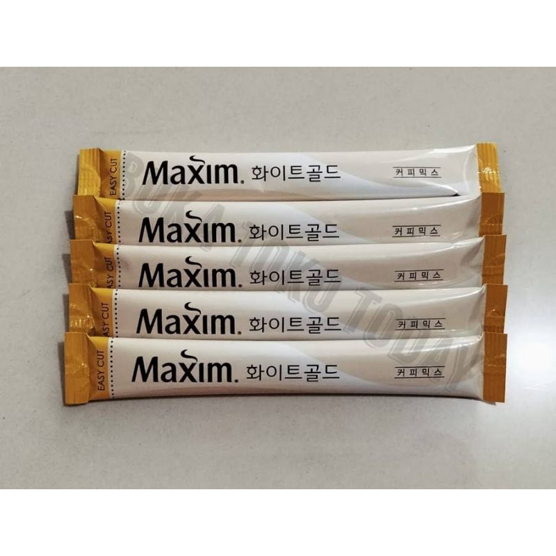 Maxim Coffee Korea 🇰🇷 Sachet White Gold Kopi Korea