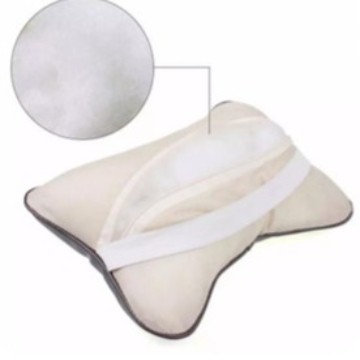 BANTAL LEHER MOBIL CAR HEADREST UNIVERSAL KULIT EMPUK 1 PCS