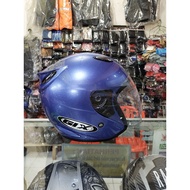 Helm gix Centro blue met