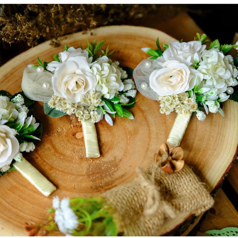 CORSAGE JAS PENGANTIN BRIDESMAID RUSTIC