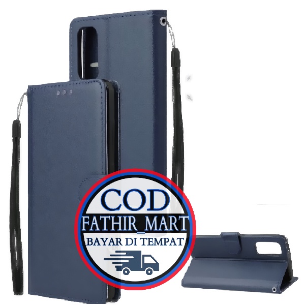 Case Dompet VIVO Y51 Case Leather Flipcase Cover Kulit Casing Dompet