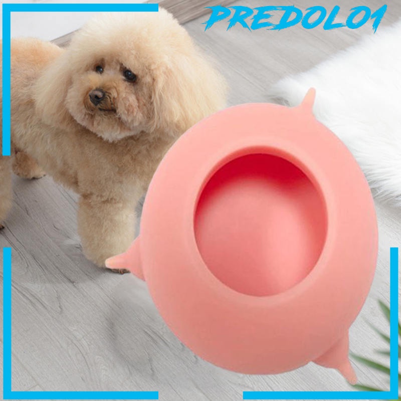 (Predolo1) Mangkok Susu Bahan Silikon Dengan 3 Dot Untuk Anak Anjing / Kucing / Kelinci