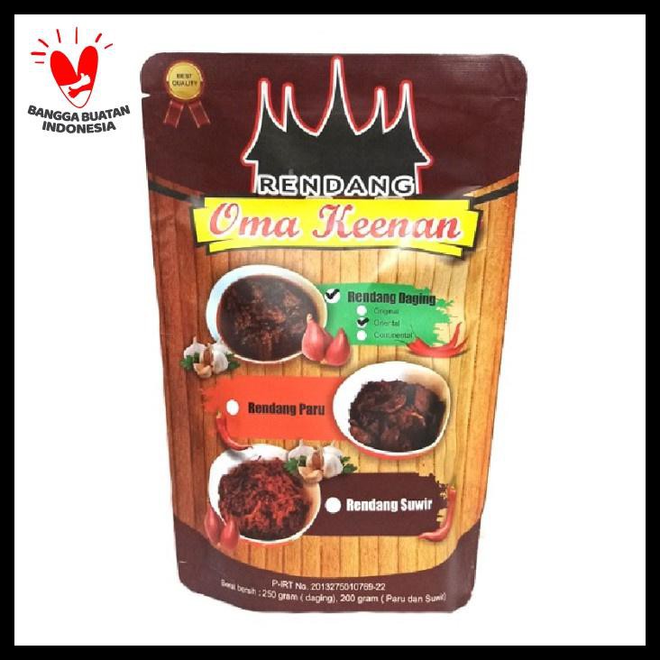 

Oma Keenan Rendang Daging Sapi - 250Gr - Original