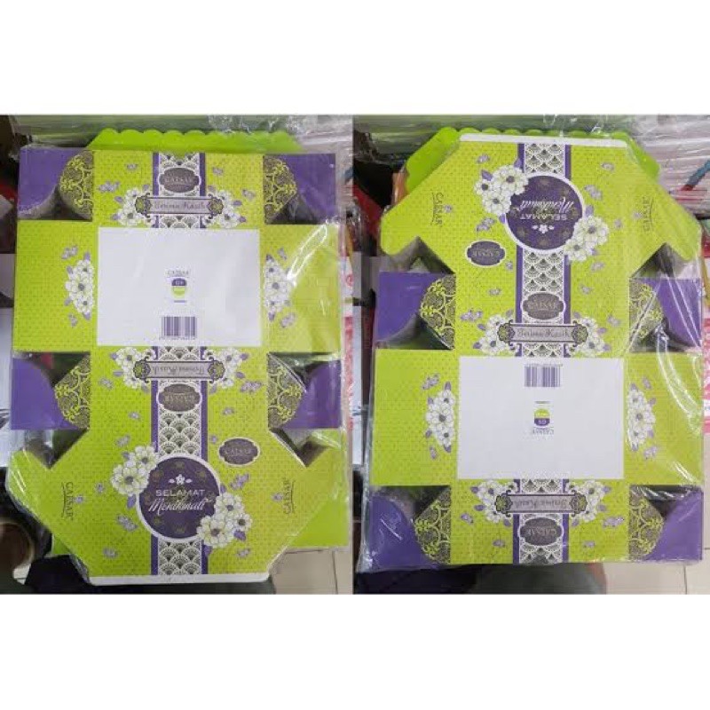 

dus snack caesar 16x12 box gretel putih polos 1pack isi 100