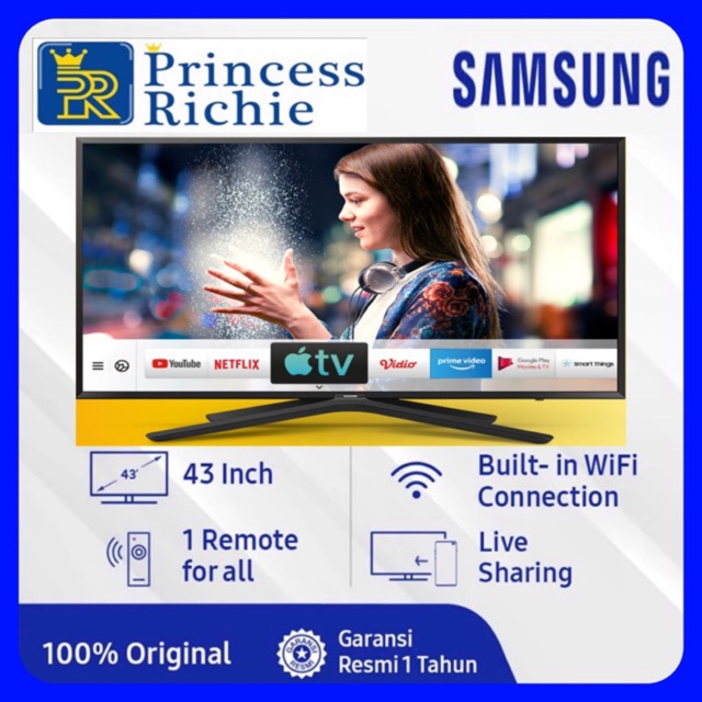 Samsung smart led tv 43 inch FHD Digital UA43N5500AKPXD