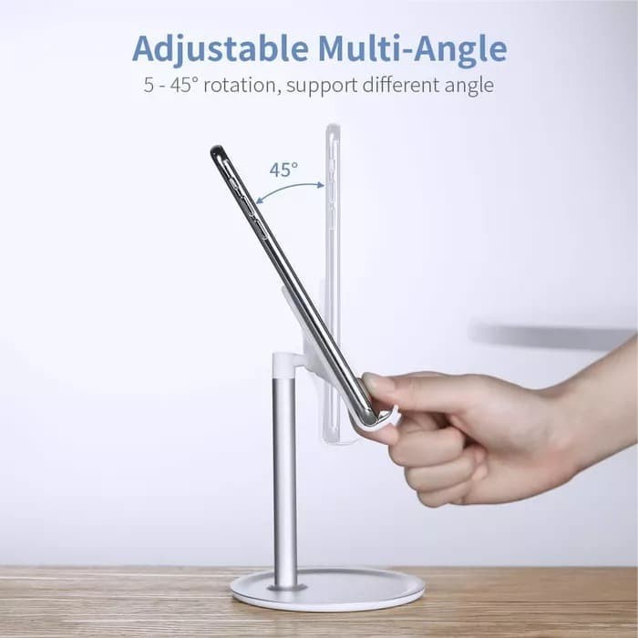 Folding Desktop Support Stand Phone Holder Standing HP Liftable Foldable Standing Meja Meeting Zoom