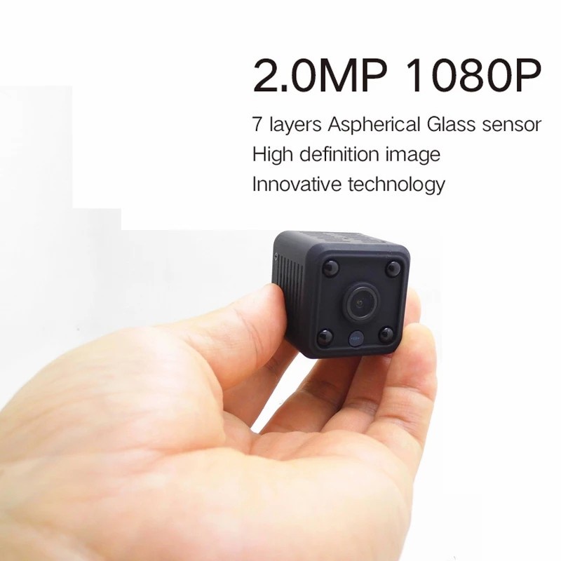 Camera Mini Tersembunyi Kamera Kecil Tanpa Kabel CCTV Wifi Pengintai Mini Jarak Jauh Tanpa Kabel SPY Cam Hidden Camera JS106