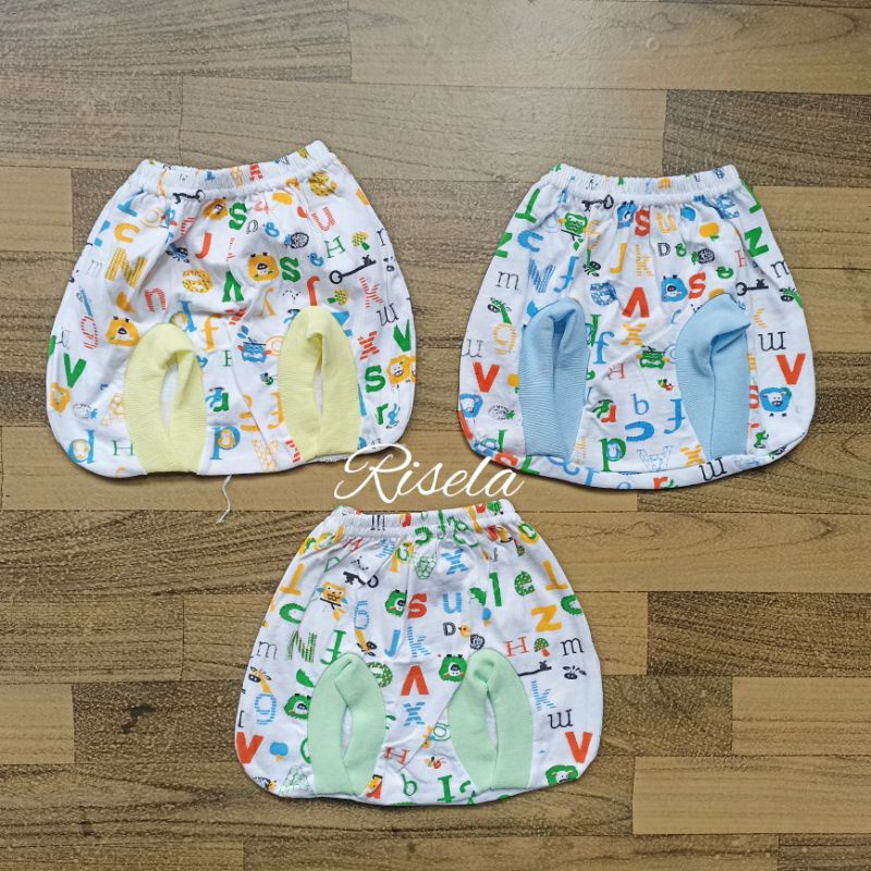 6 Pcs Celana Pop Pendek Kacamata Baru Lahir 3-36 Bulan Motif Keren dan Lucu