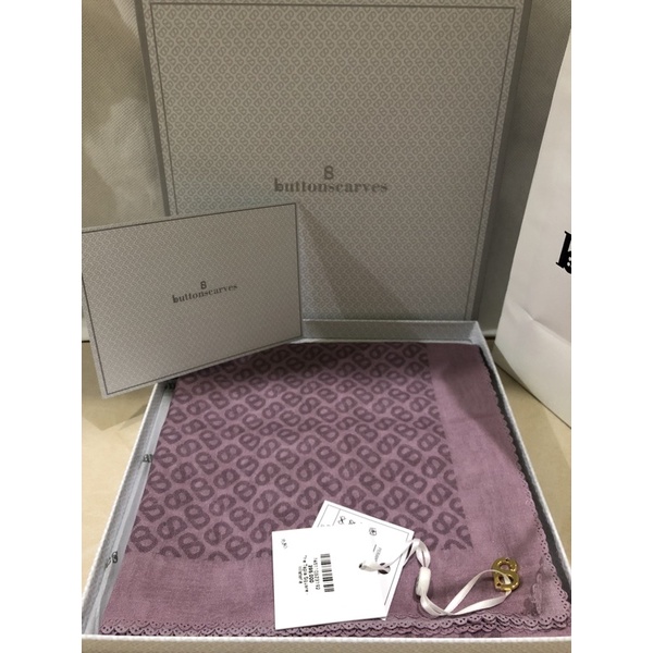 The Tapis Square Buttonscarves Wisteria
