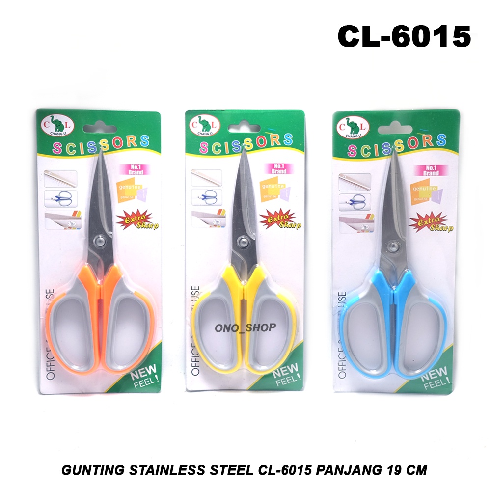 

Gunting Stainless Steel CL-6015 Panjang 19 cm