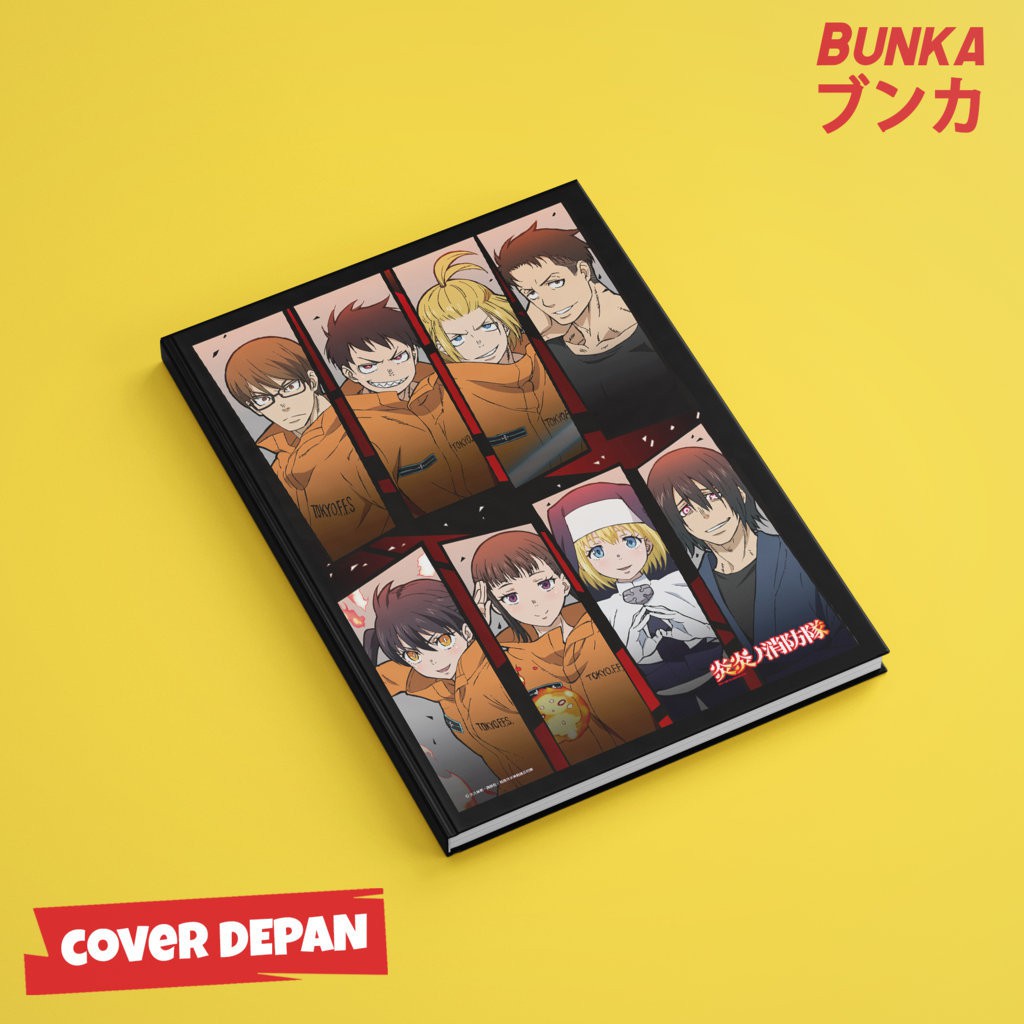 

Notebook Anime Fire Force C Hardcover A5 Buku Tulis Catatan Notes Agenda Planner Jurnal