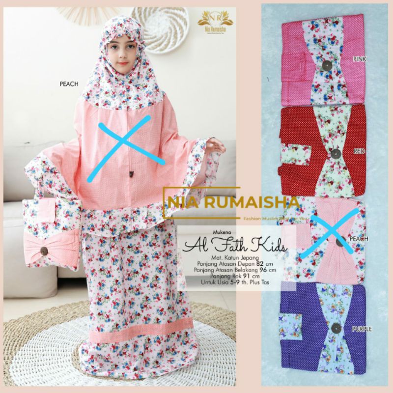 mukena anak al-fath kids nia rumaisha solo