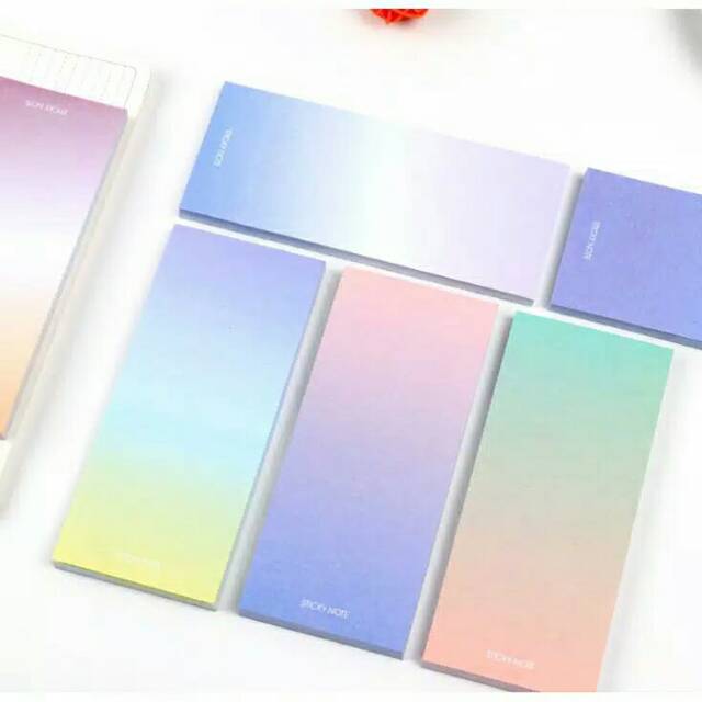 

Sticky Note Warna Gradasi