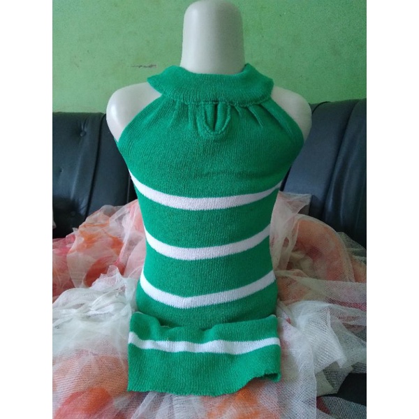 dress bolong dada anak