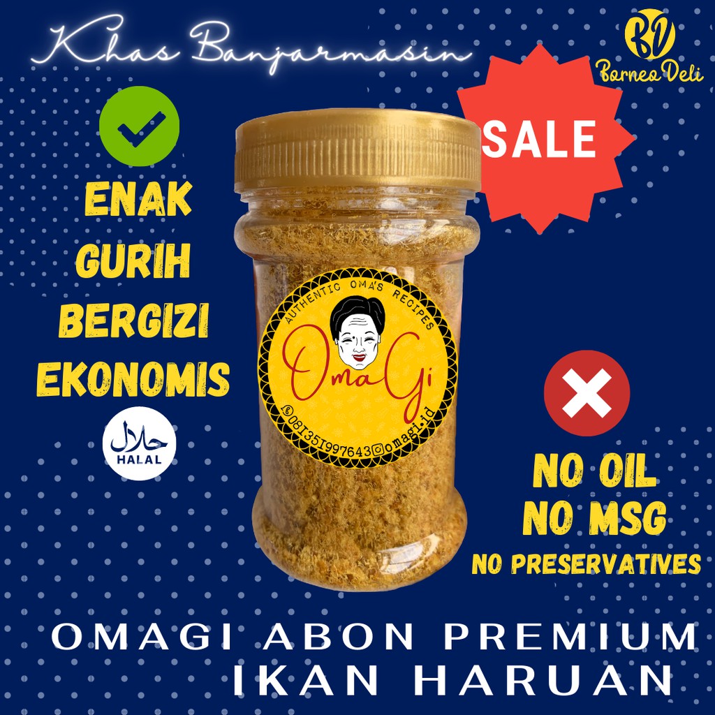 

OMAGI Abon Premium Ikan Haruan Khas Banjarmasin