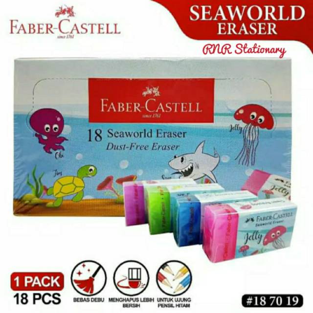 

Faber-Castell Penghapus SeaWorld / Penghapus pensil Faber Castell / Penghapus motif faber castell promo / Penghapus Faber Casell