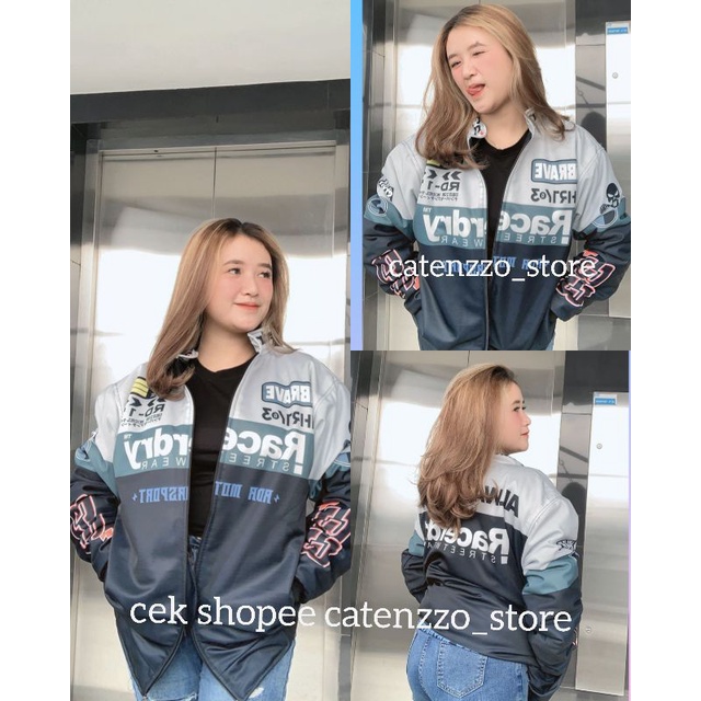 JAKET DISTRO PRIA WANITA - VARSITY JAKET MOTOR NASCAR BOMBER RACING - JAKET WINDBREAKER PRIA ERIGO