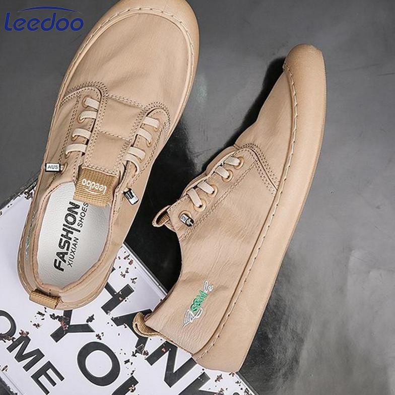 Leedoo Sepatu Casual Pria Slip On Shoes Kasual Santai Mc102