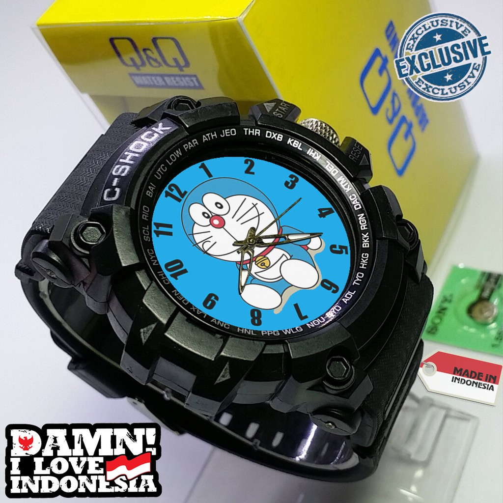 Jam Tangan Custom DORAEMON Outdoor